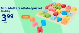 Action Mini Matters alfabetpuzzel aanbieding