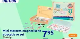Action Mini Matters magnetische educatieve set aanbieding