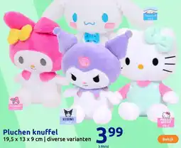 Action Pluchen knuffel aanbieding
