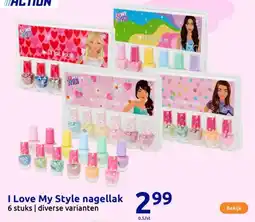 Action I Love My Style nagellak aanbieding