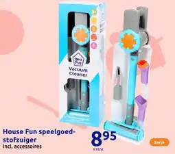Action House Fun speelgoed stofzuiger aanbieding