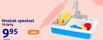 Action Wasbak speelset aanbieding