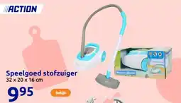 Action Speelgoed stofzuiger aanbieding