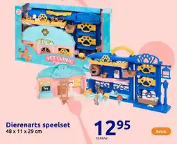 Action Dierenarts speelset aanbieding