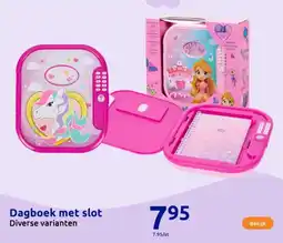 Action Dagboek met slot aanbieding