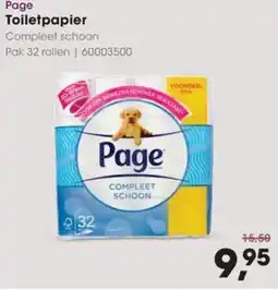 Hanos Page Toiletpapier aanbieding