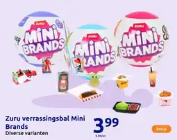 Action Zuru verrassingsbal Mini Brands aanbieding