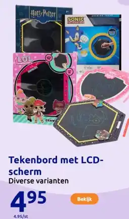 Action Tekenbord met LCD scherm aanbieding