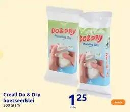 Action Creall Do & Dry boetseerklei aanbieding