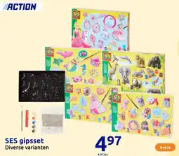 Action SES gipsset aanbieding
