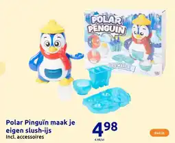 Action Polar Pinguïn maak je eigen slush ijs aanbieding