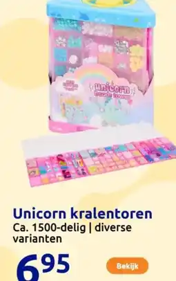 Action Unicorn kralentoren aanbieding