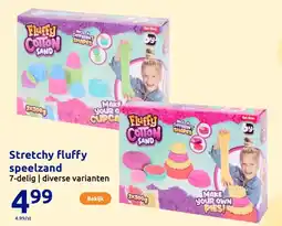 Action Stretchy fluffy speelzand aanbieding