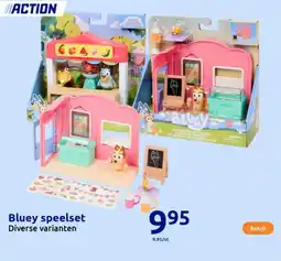 Action Bluey speelset aanbieding