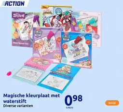Action Magische kleurplaat met aanbieding