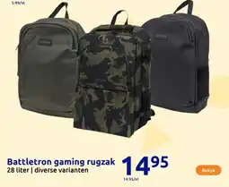Action Battletron gaming rugzak aanbieding