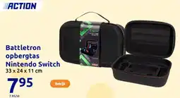Action Battletron opbergtas Nintendo Switch aanbieding