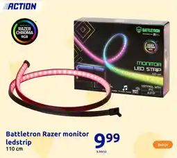 Action Battletron Razer monitor ledstrip aanbieding