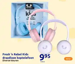 Action Fresh 'n Rebel Kids draadloze koptelefoon aanbieding