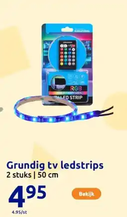 Action Grundig tv ledstrips aanbieding