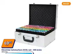 Action Décotime twinmarkers XXXL aanbieding