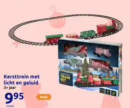 Action Kersttrein met licht en geluid aanbieding