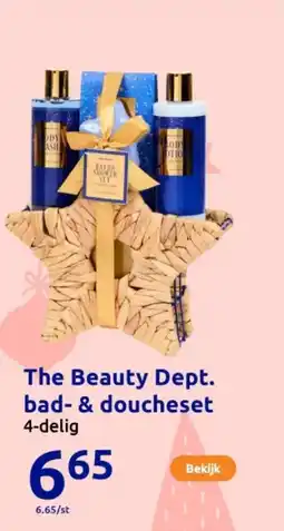 Action The Beauty Dept. bad & doucheset aanbieding