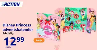 Action Disney Princess adventskalender aanbieding