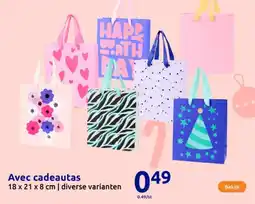 Action Avec cadeautas aanbieding