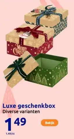 Action Luxe geschenkbox aanbieding