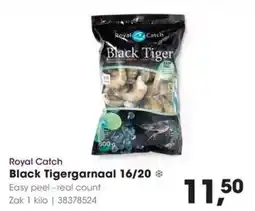 Hanos Royal Catch Black Tigergarnaal 16/20 aanbieding