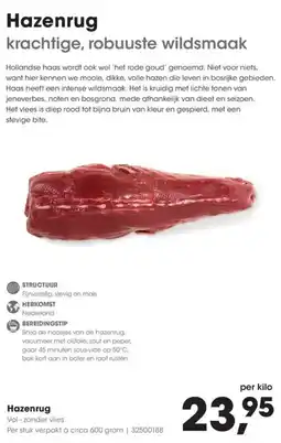 Hanos Hazenrug aanbieding