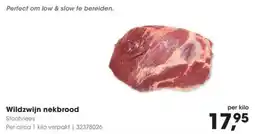 Hanos Wildzwijn nekbrood aanbieding