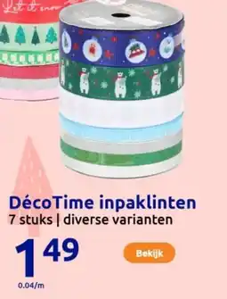 Action DécoTime inpaklinten aanbieding