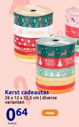 Action Kerst cadeautas aanbieding