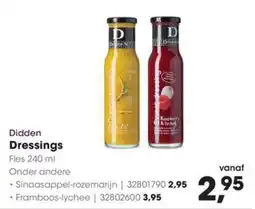 Hanos Didden Dressings Sinaasappel-rozemarijn aanbieding