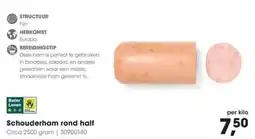 Hanos Schouderham rond half aanbieding