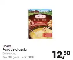 Hanos Chalet Fondue classic aanbieding