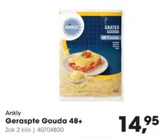 Hanos Ankly Geraspte Gouda 48+ aanbieding