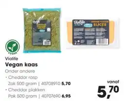 Hanos Violife Vegan kaas aanbieding