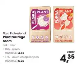 Hanos Flora Professional Plantaardige room 15% aanbieding