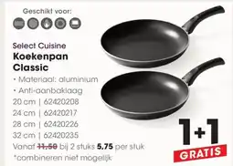 Hanos Select Cuisine Koekenpan Classic aanbieding