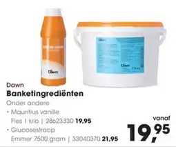 Hanos Dawn Banketingrediënten Mauritius vanille aanbieding