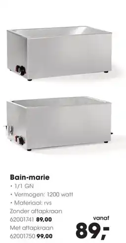 Hanos Bain marie aanbieding