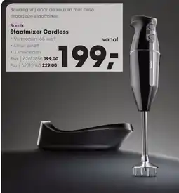 Hanos Staafmixer Cordless aanbieding