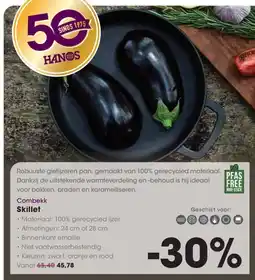Hanos Combekk Skillet aanbieding