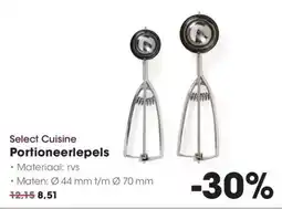 Hanos Select Cuisine Portioneerlepels aanbieding