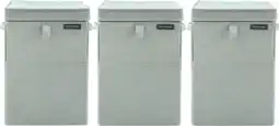 Coolblue Brabantia Corbeilles à Linge Green Lot de 3 aanbieding