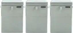 Coolblue Brabantia Corbeilles à Linge Green Lot de 3 aanbieding