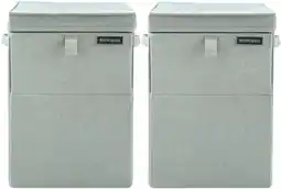 Coolblue Brabantia Corbeilles à Linge Green Lot de 2 aanbieding